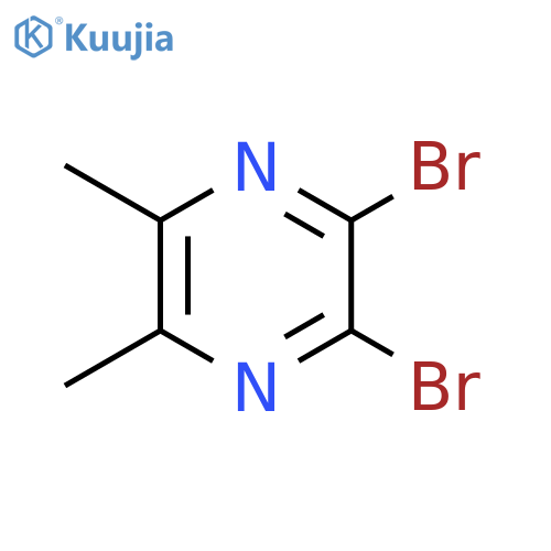 2,3-dibromo-5,6-dimethylpyrazine structure