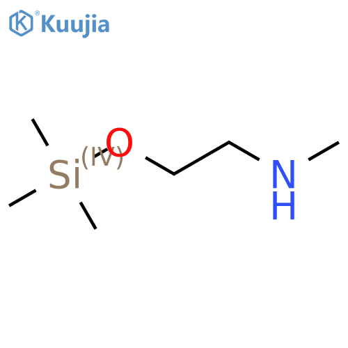 methyl({2-(trimethylsilyl)oxyethyl})amine structure