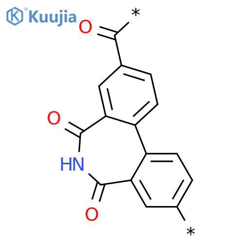 Poly[(6,7-dihydro-5,7-dioxo-5H-dibenz[c,e]azepine-3,9-diyl)carbonyl] structure