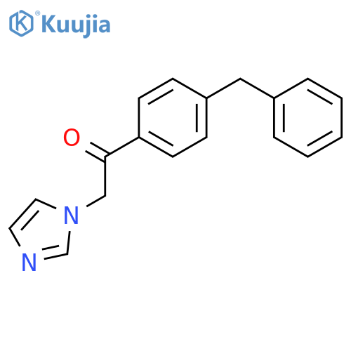 Ethanone, 2-(1H-imidazol-1-yl)-1-[4-(phenylmethyl)phenyl]- structure