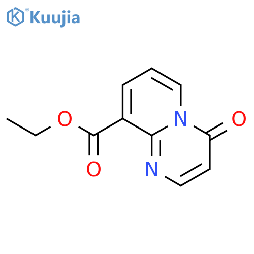 4H-Pyrido[1,2-a]pyrimidine-9-carboxylic acid, 4-oxo-, ethyl ester structure