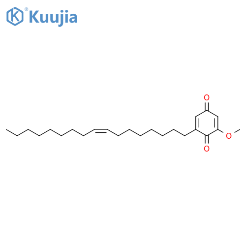 2,5-Cyclohexadiene-1,4-dione,2-(8Z)-8-heptadecen-1-yl-6-methoxy- structure