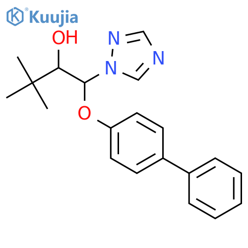 (1S,2R)-1-(biphenyl-4-yloxy)-3,3-dimethyl-1-(1H-1,2,4-triazol-1-yl)butan-2-ol structure