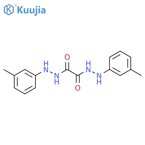 Ethanedioic acid, bis[2-(3-methylphenyl)hydrazide] structure