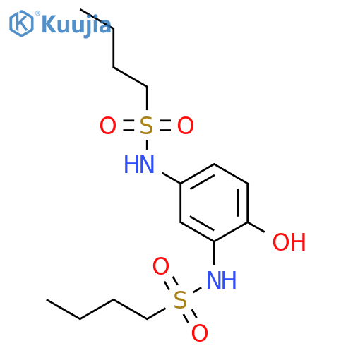 1-Butanesulfonamide, N,N'-(4-hydroxy-1,3-phenylene)bis- structure