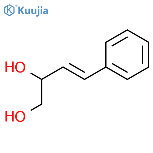 4-phenylbut-3-ene-1,2-diol structure