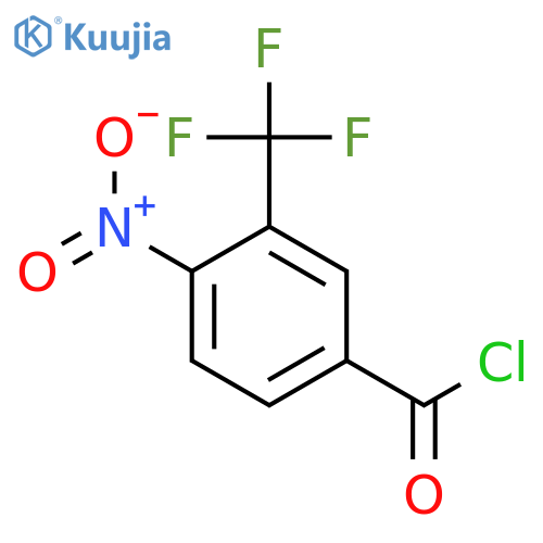 BENZOYL CHLORIDE, 4-NITRO-3-(TRIFLUOROMETHYL)- structure