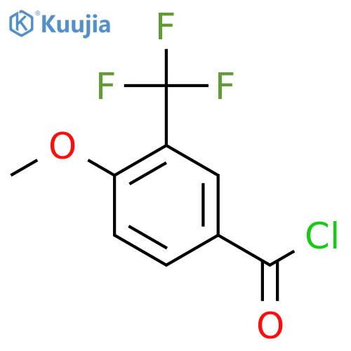4-Methoxy-3-(trifluoromethyl)benzoyl chloride structure