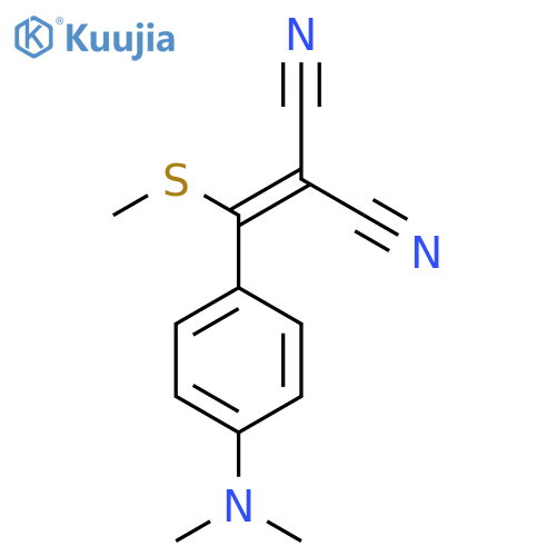 2-4-(Dimethylamino)phenyl(methylthio)methylenepropanedinitrile structure