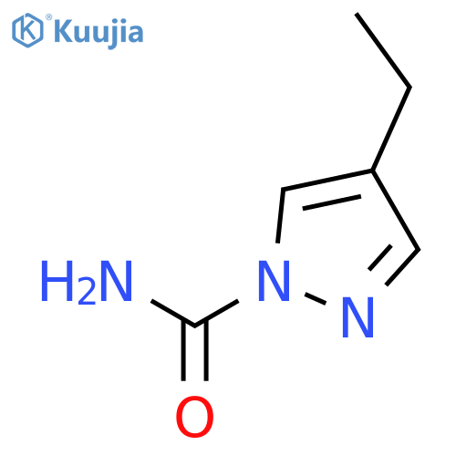 Pyrazole-1-carboxamide, 4-ethyl- (6CI) structure