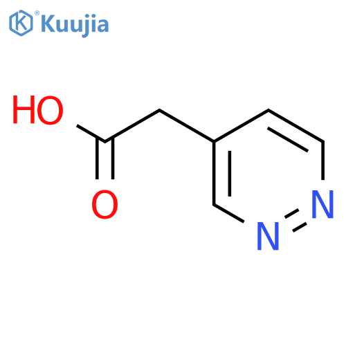 2-pyridazin-4-ylacetic acid structure