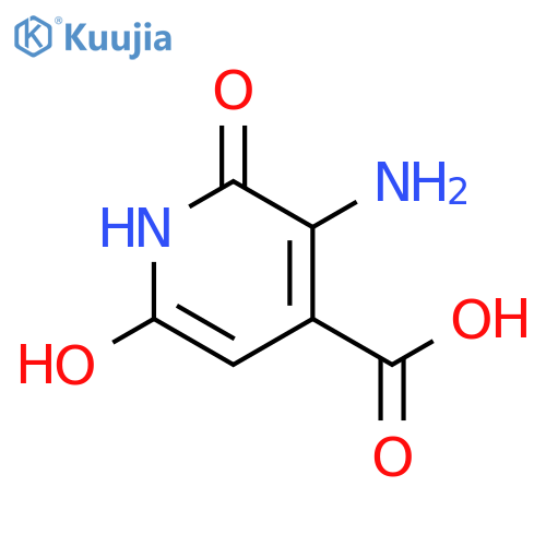 3-amino-1,2-dihydro-6-hydroxy-2-oxo-4-Pyridinecarboxylic acid structure