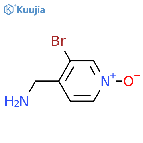 4-(Aminomethyl)-3-bromopyridine 1-oxide structure