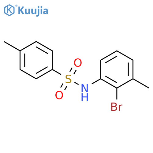 Benzenesulfonamide, N-(2-bromo-3-methylphenyl)-4-methyl- structure