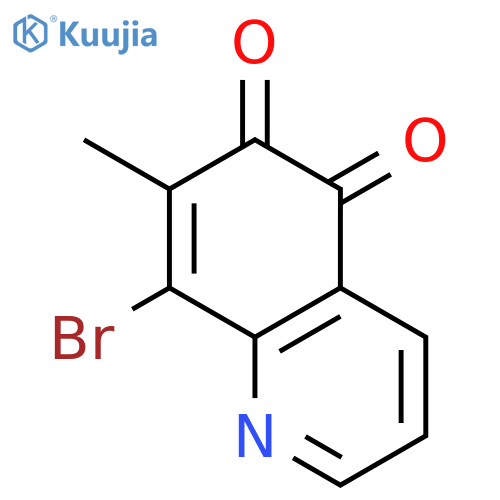 5,6-Quinolinedione, 8-bromo-7-methyl- structure
