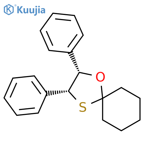 1-Oxa-4-thiaspiro[4.5]decane, 2,3-diphenyl-, cis- structure