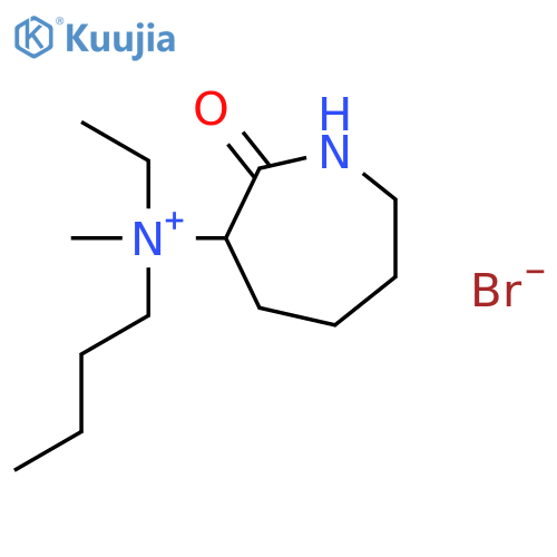 1H-AZEPIN-3-AMINIUM, N-BUTYL-N-ETHYLHEXAHYDRO-N-METHYL-2-OXO-, BROMIDE structure