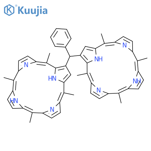 21H,23H-PORPHINE, 2,2'-(PHENYLMETHYLENE)BIS[5,10,15,20-TETRAMETHYL- structure
