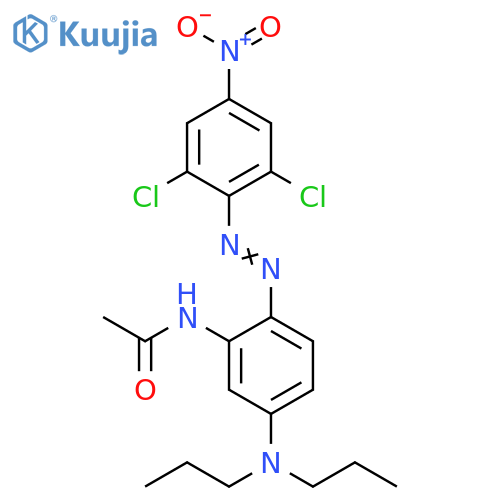 Acetamide,N-[2-[(2,6-dichloro-4-nitrophenyl)azo]-5-(dipropylamino)phenyl]- structure