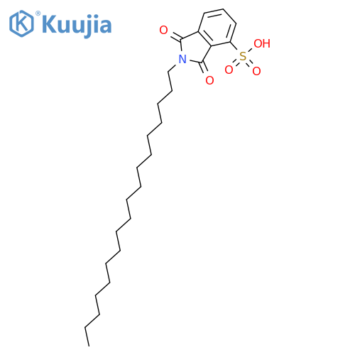 1H-Isoindole-4-sulfonic acid, 2,3-dihydro-2-octadecyl-1,3-dioxo- structure