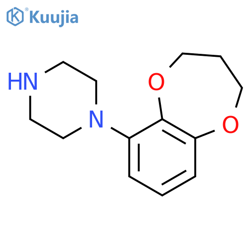 1-(3,4-dihydro-2H-1,5-benzodioxepin-6-yl)-Piperazine structure