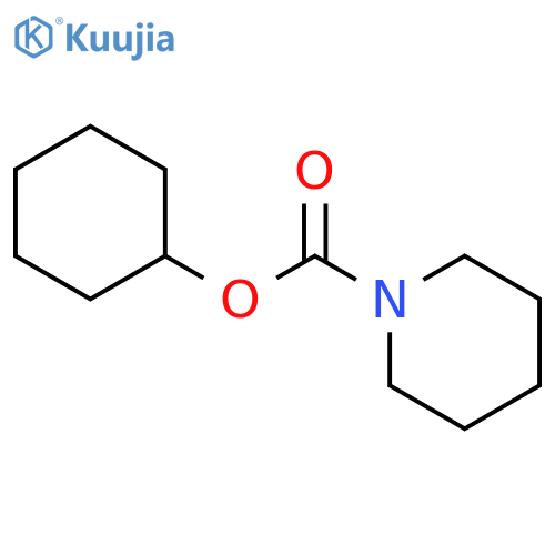 1-Piperidinecarboxylicacid, cyclohexyl ester structure