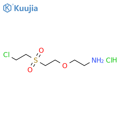 2-2-(2-Chloroethl)sulfonylethoxyethanamineHydrochloride structure