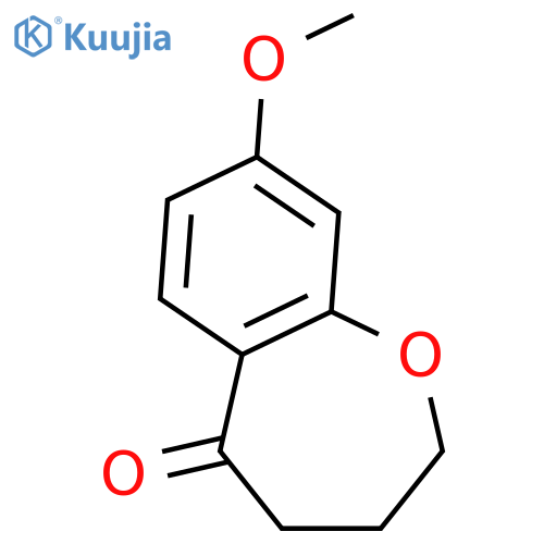 8-methoxy-2,3,4,5-tetrahydro-1-benzoxepin-5-one structure