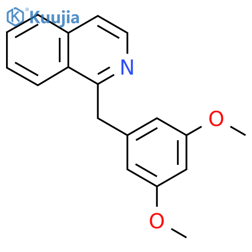 Isoquinoline, 1-[(3,5-dimethoxyphenyl)methyl]- structure