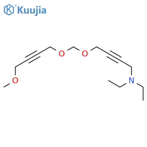 2-Butyn-1-amine, N,N-diethyl-4-[[(4-methoxy-2-butynyl)oxy]methoxy]- structure
