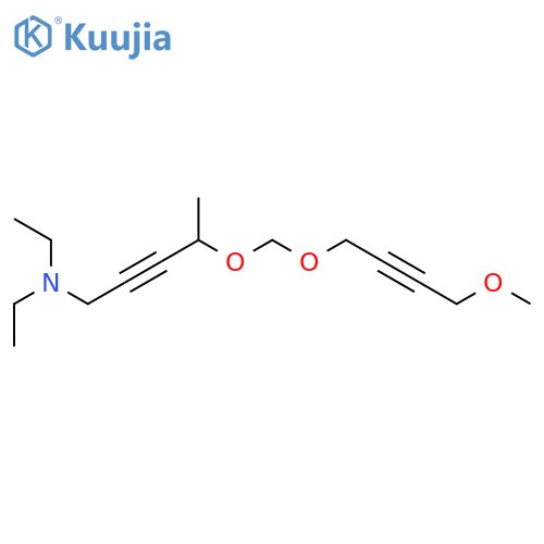 2-Pentyn-1-amine, N,N-diethyl-4-[[(4-methoxy-2-butynyl)oxy]methoxy]- structure