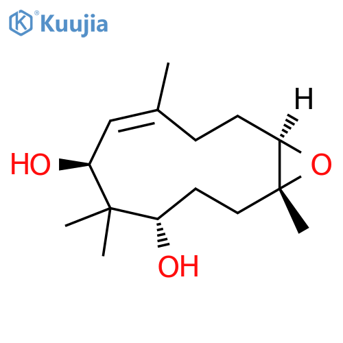 12-Oxabicyclo[9.1.0]dodec-7-ene-4,6-diol, 1,5,5,8-tetramethyl-, (1R,4S,6S,7Z,11R)- (9CI) structure