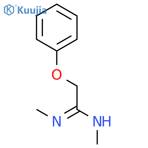 Ethanimidamide, N,N'-dimethyl-2-phenoxy- structure