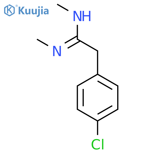 Benzeneethanimidamide, 4-chloro-N,N'-dimethyl- structure