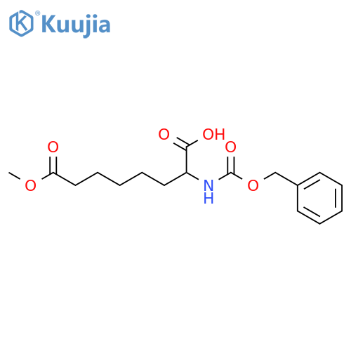 Cbz-RS-2-Aminosuberic acid 8-methyl ester structure