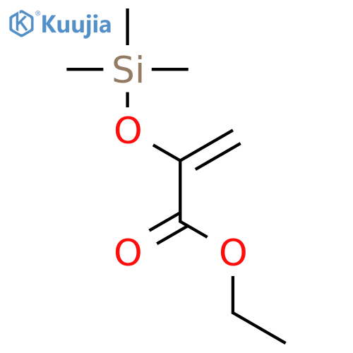 ethyl 2-(trimethylsilyl)oxyprop-2-enoate structure