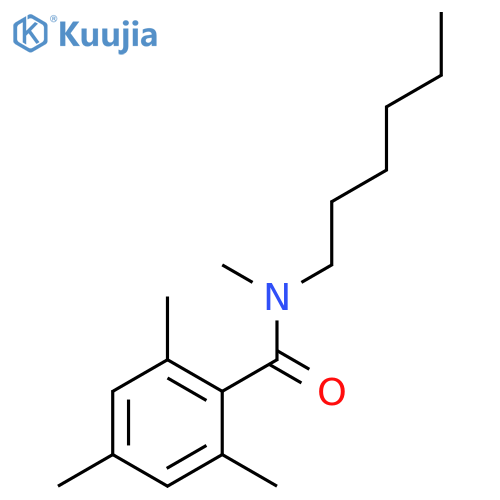 Benzamide, N-hexyl-N,2,4,6-tetramethyl- structure