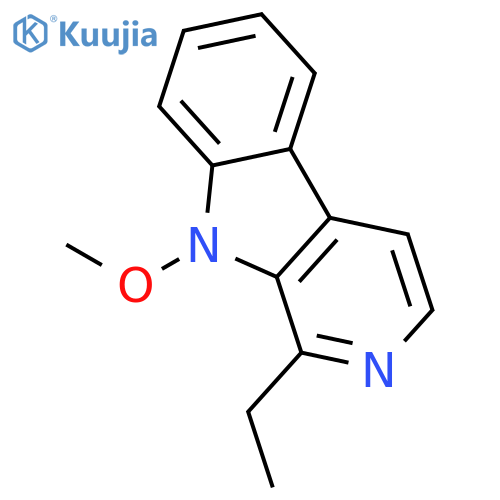 1-ethyl-9-methoxy-beta-carboline structure