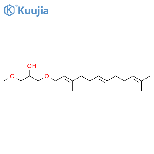 2-Propanol, 1-methoxy-3-[(3,7,11-trimethyl-2,6,10-dodecatrienyl)oxy]- structure