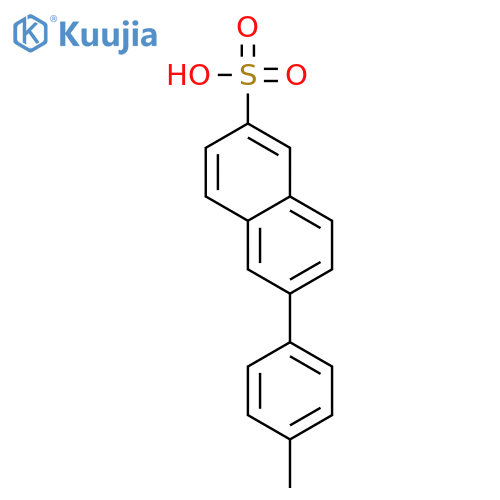 6-(4-Methylphenyl)naphthalene-2-sulfonic acid structure