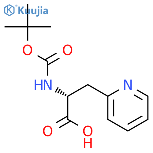 Boc-D-2-Pal-OH structure