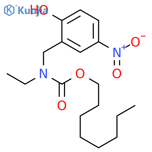 Carbamic acid, ethyl[(2-hydroxy-5-nitrophenyl)methyl]-, octyl ester structure