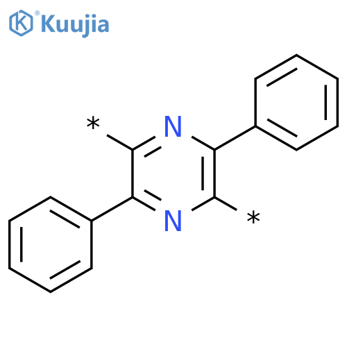 Poly(3,6-diphenyl-2,5-pyrazinediyl) structure