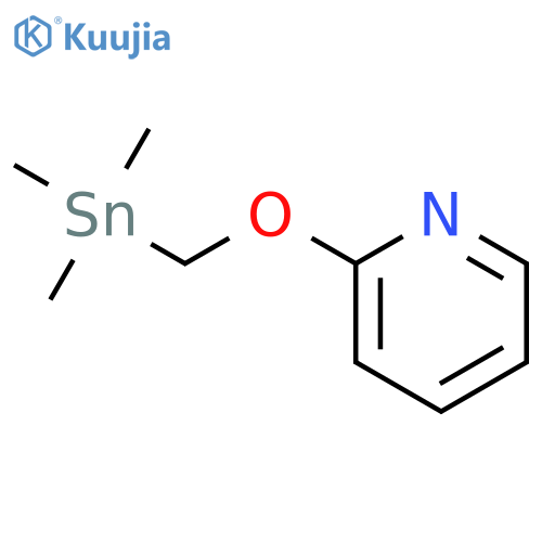 Pyridine, 2-[(trimethylstannyl)methoxy]- structure