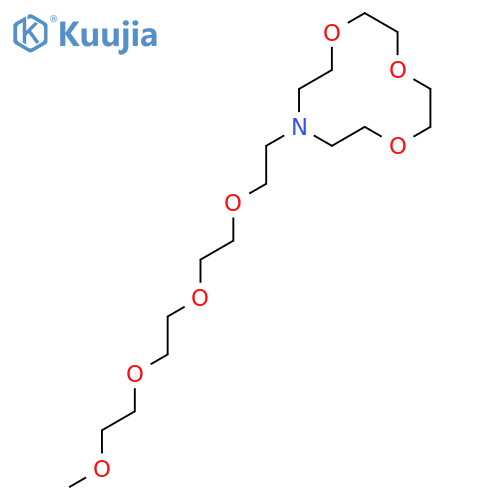 1,4,7-Trioxa-10-azacyclododecane, 10-(3,6,9,12-tetraoxatridec-1-yl)- structure