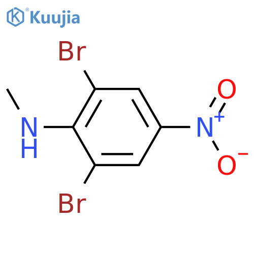 2,6-dibromo-N-methyl-4-nitroaniline structure