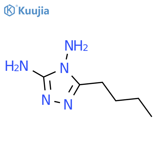 4H-1,2,4-Triazole-3,4-diaMine, 5-butyl- structure