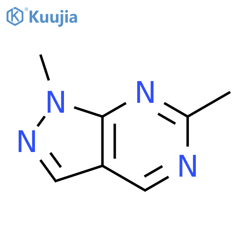 1,6-Dimethyl-1H-pyrazolo3,4-dpyrimidine structure