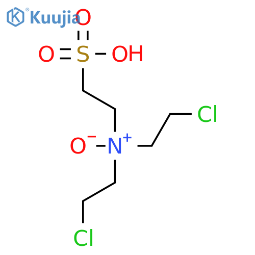 Ethanesulfonic acid,2-[bis(2-chloroethyl)oxidoamino]- structure