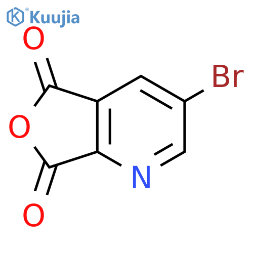 3-bromo-5H,7H-furo[3,4-b]pyridine-5,7-dione structure